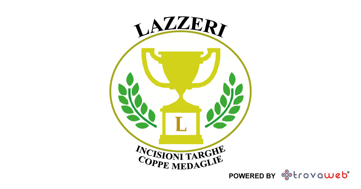 Gravuren Platten Tassen Auszeichnungen Lazzeri - Genua